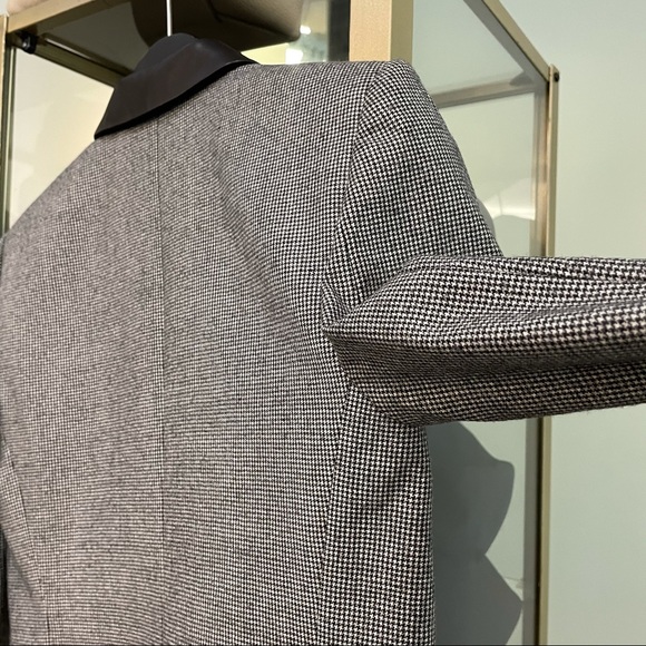 Barbara Bui Jacket Black Leather Collar Blazer - Picture 13 of 15